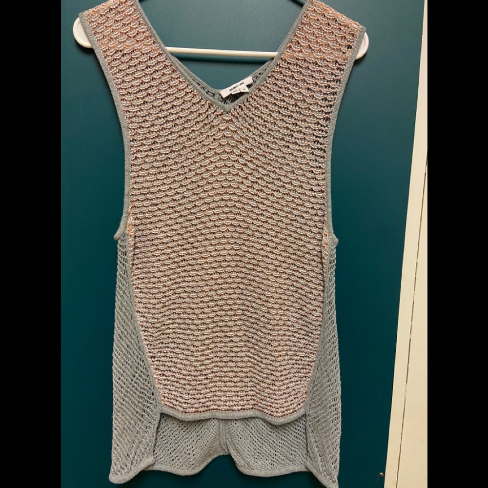 Helmut Lang hand knitted top.